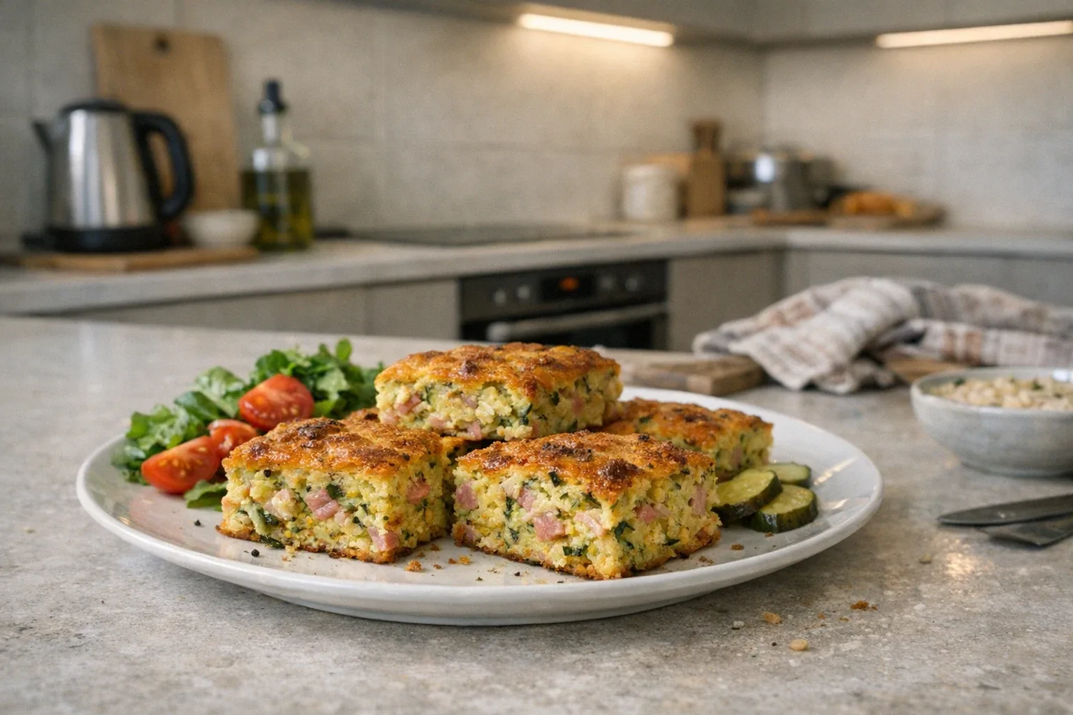 Herzhafter Zucchinikuchen
