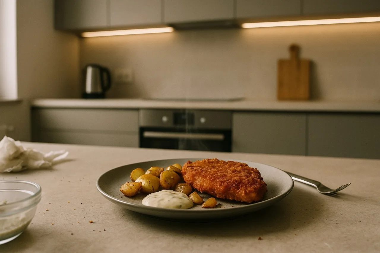 Hähnchenschnitzel mit Remoulade