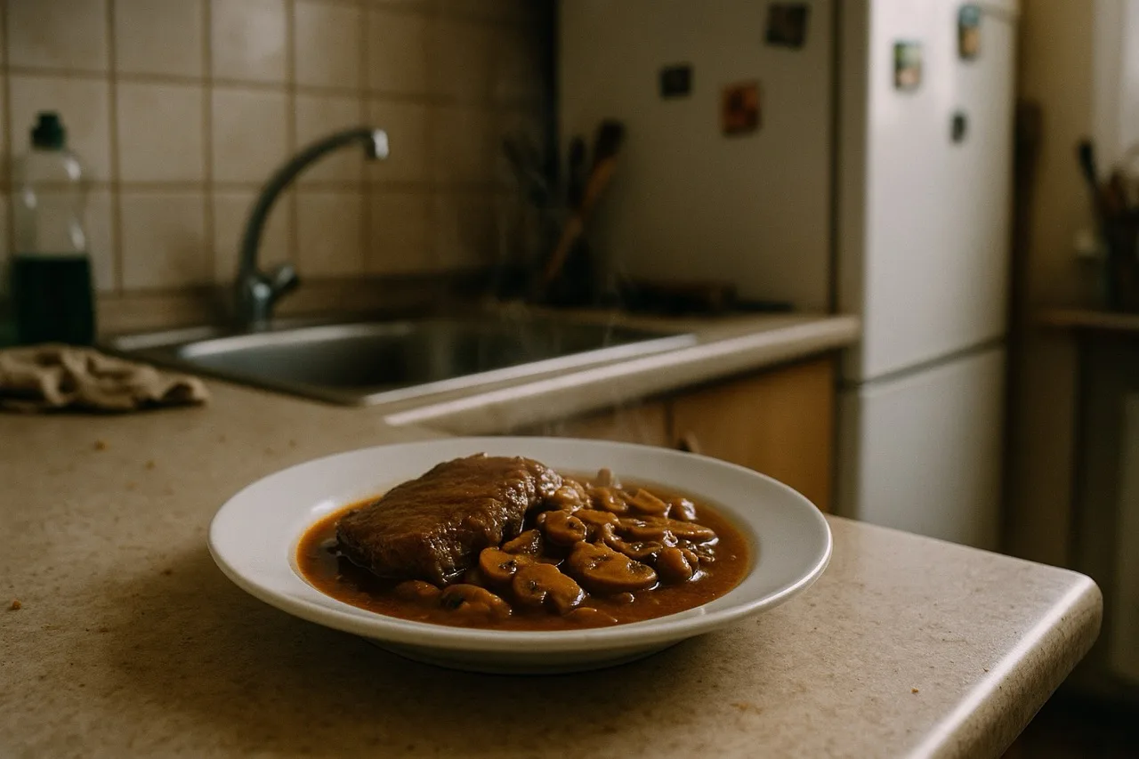 Rinderrostbraten mit Champignons