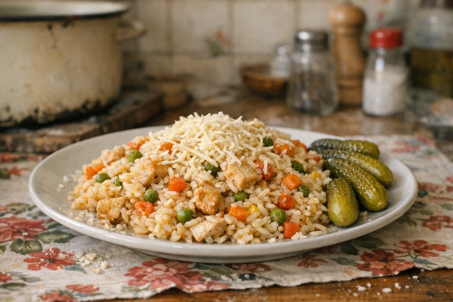 Hähnchenrisotto auf slowakische Art