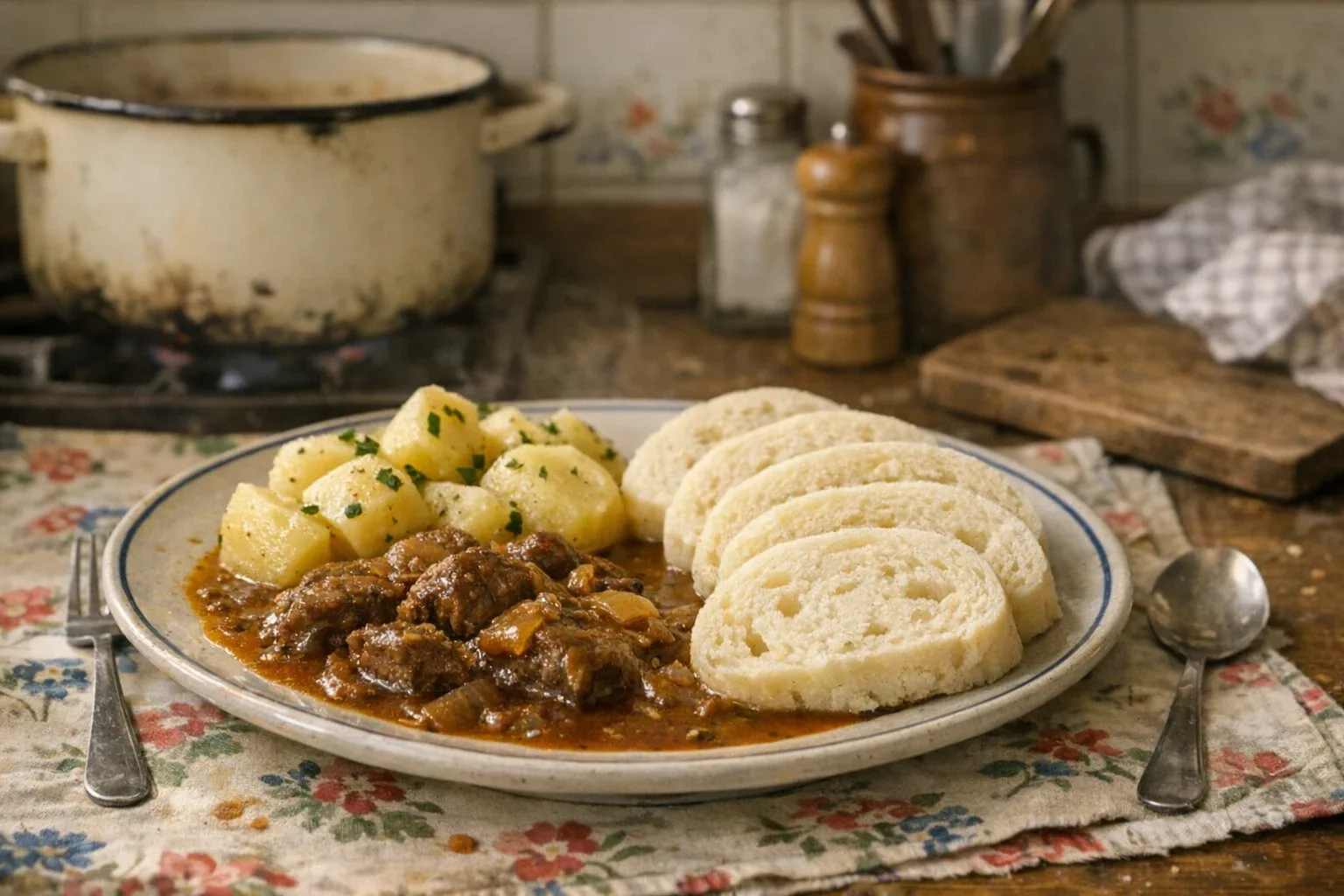 Hausgemachte böhmische Knödel