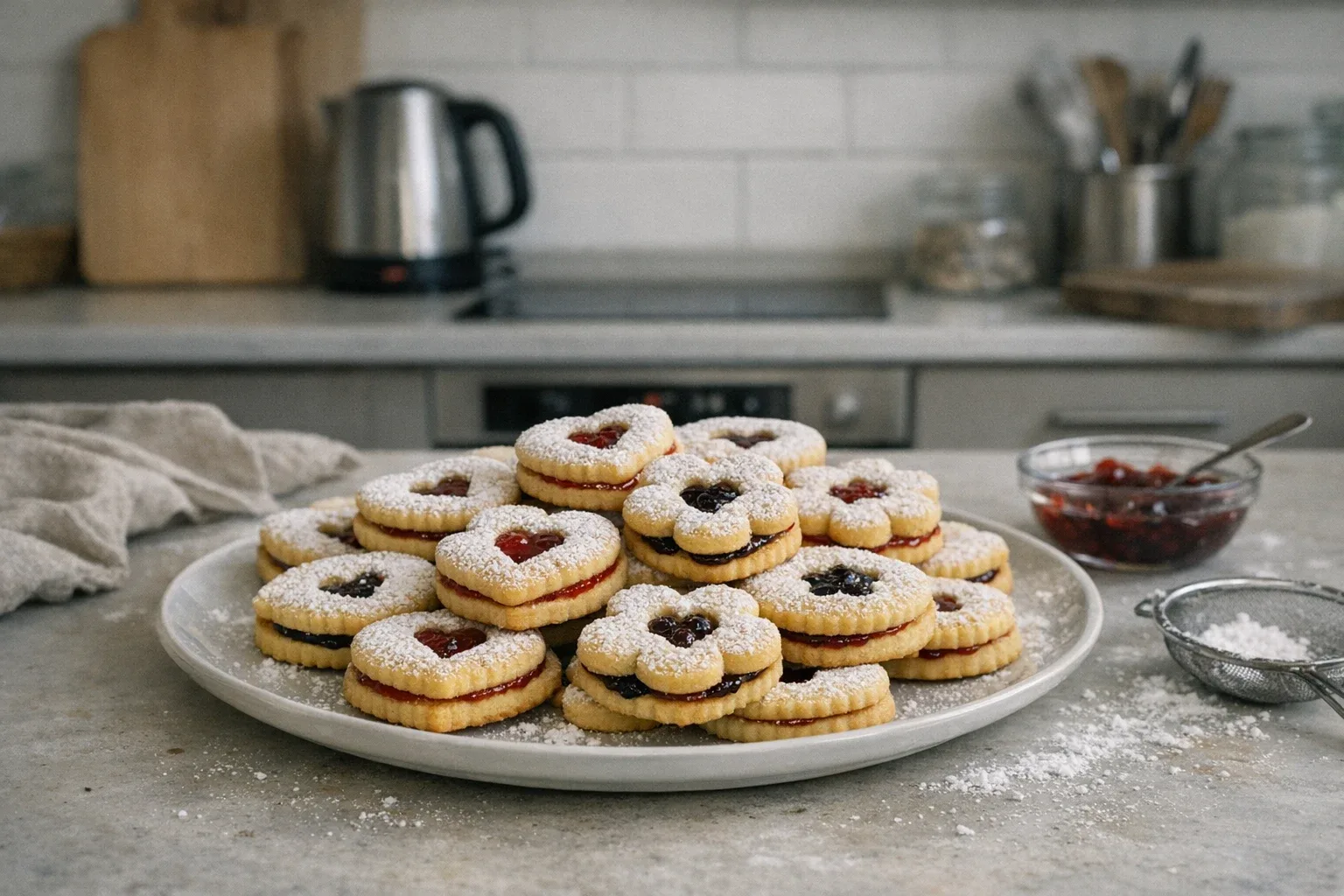 Zartes Linzer Gebäck