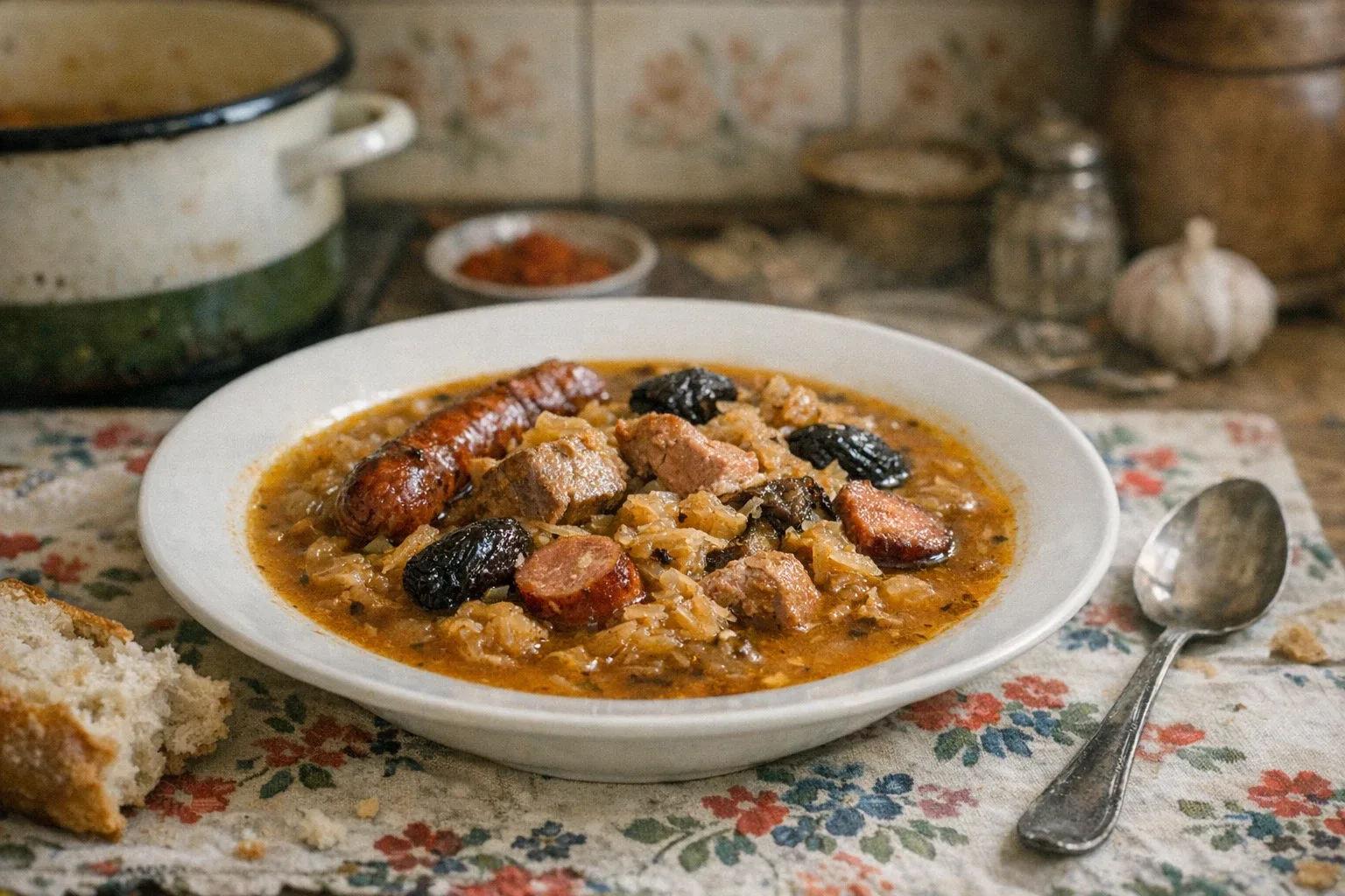 Weihnachtliche Sauerkrautsuppe