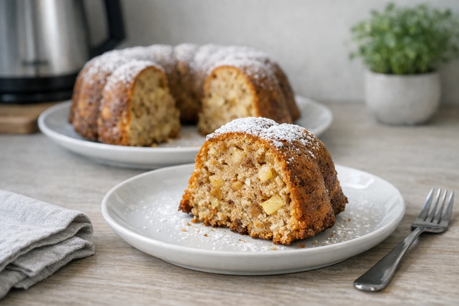 Zimt-Apfel-Gugelhupf