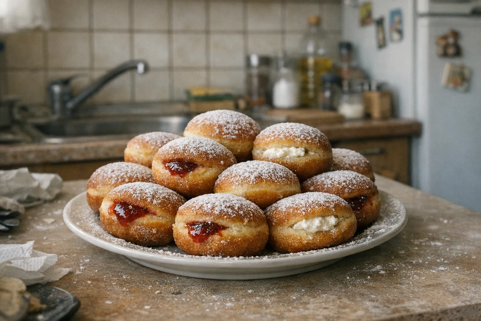 Krapfen (auch am nächsten Tag noch weich)