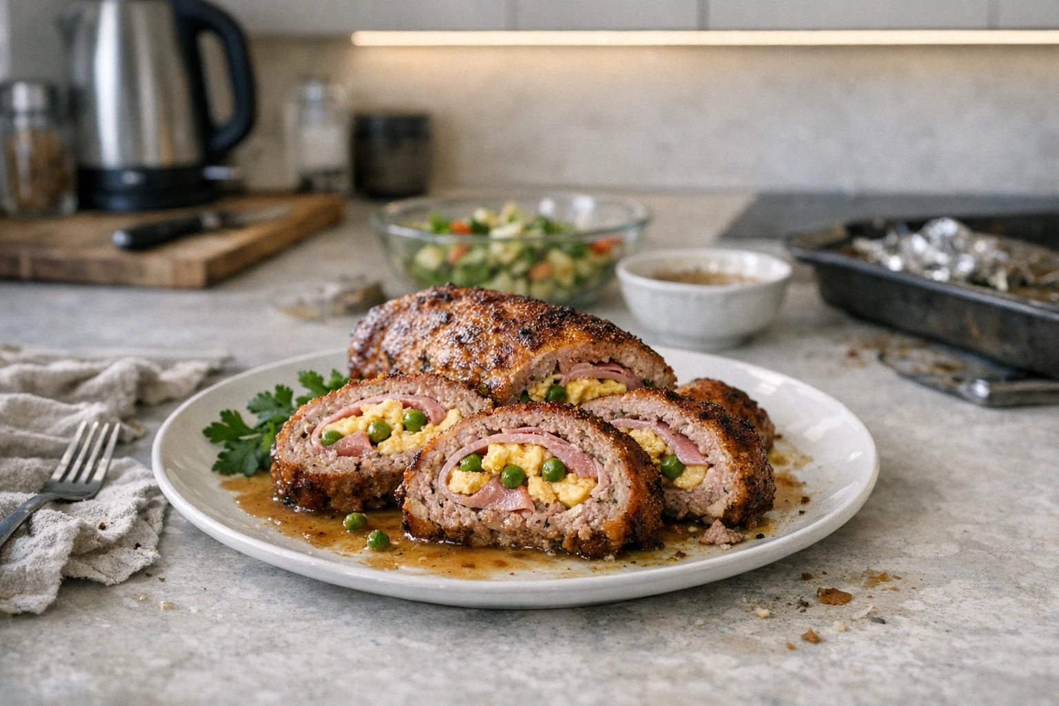 Hackfleischroulade