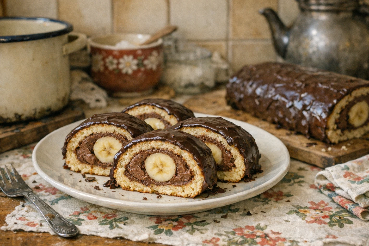 Bananenroulade