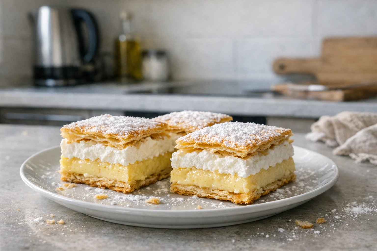 Cremeschnitte wie aus der Konditorei