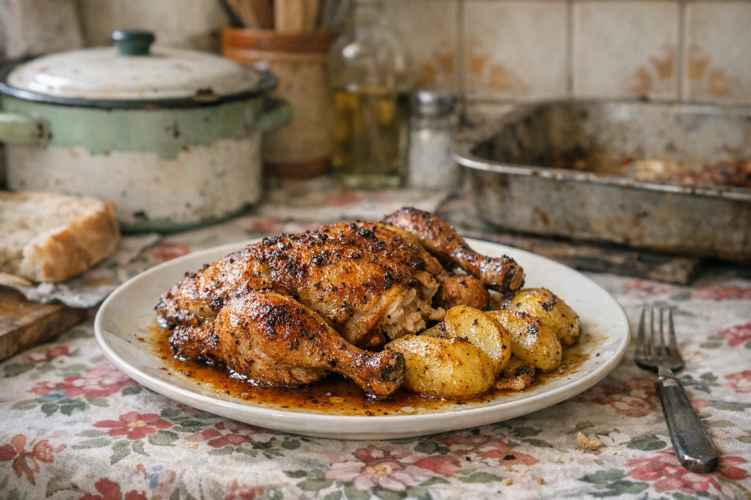 Mamas Brathähnchen