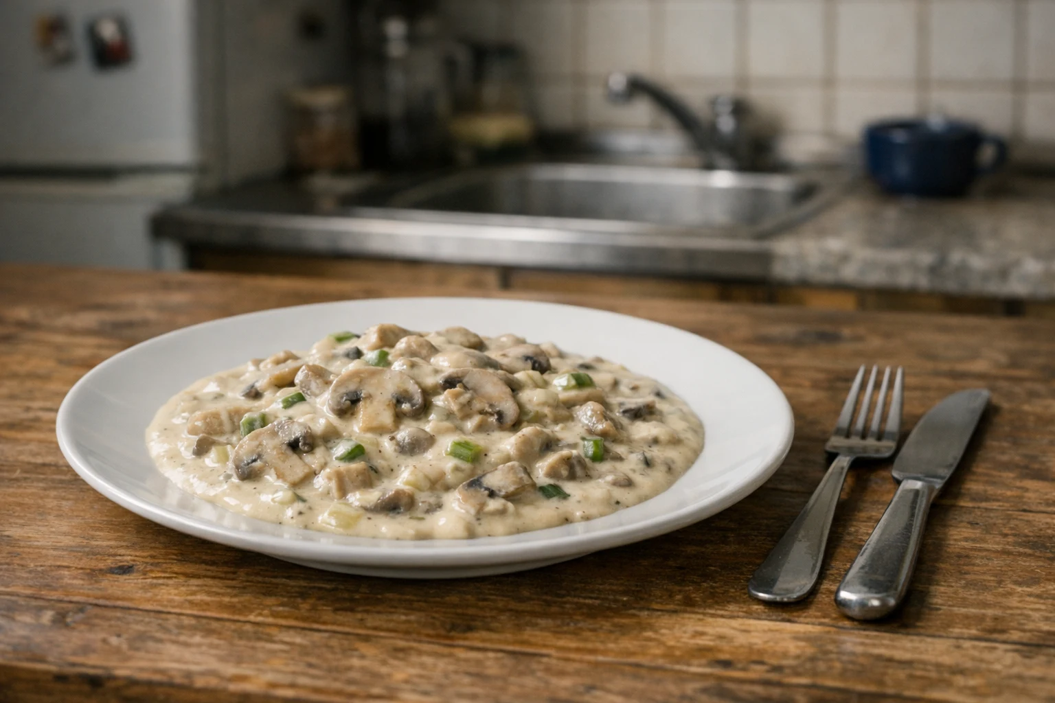 Champignon-Sahne-Sauce