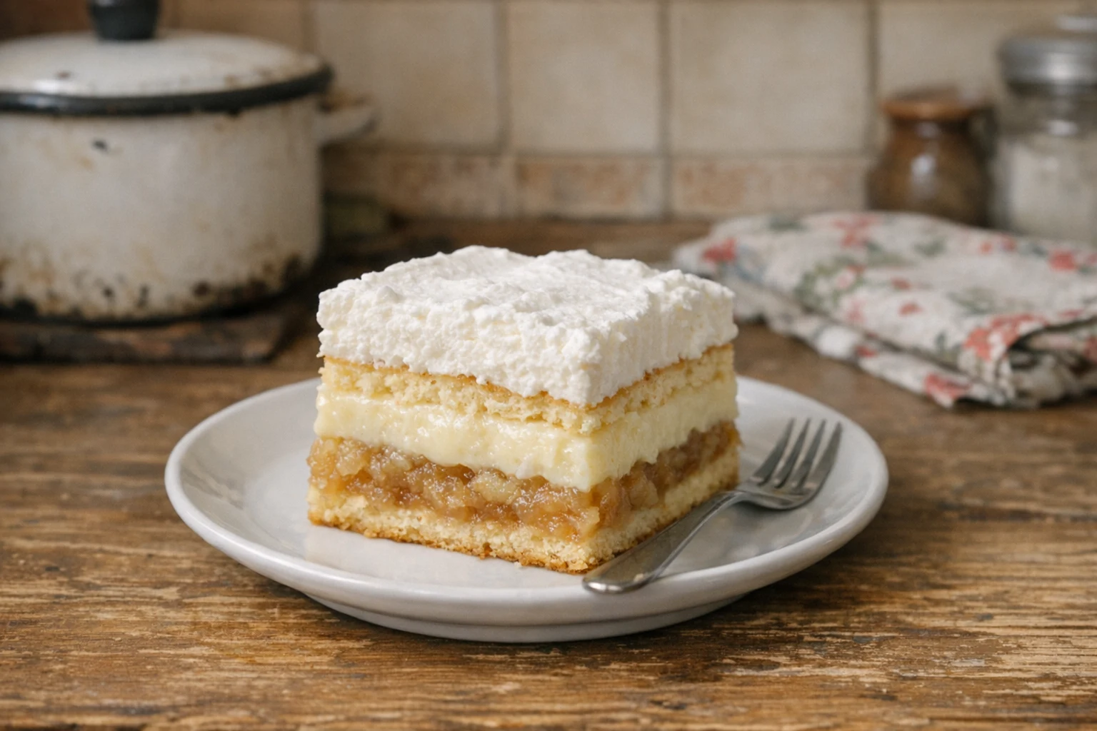 Apfel-Cremeschnitte