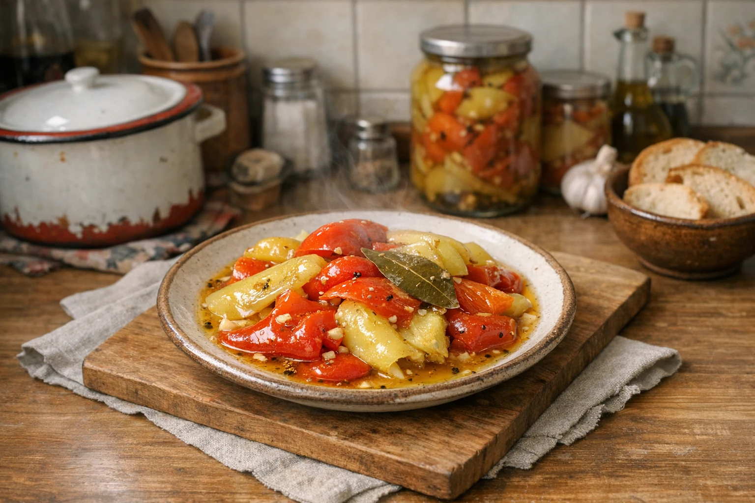 Paprika in Öl