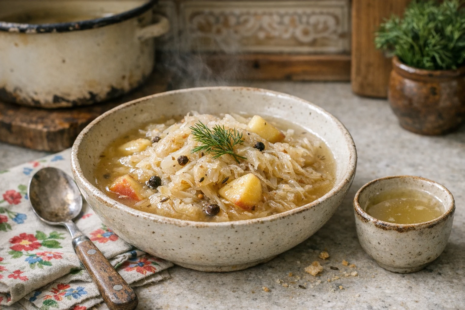 Sauerkraut mit Sauerkrautsaft (Juška)