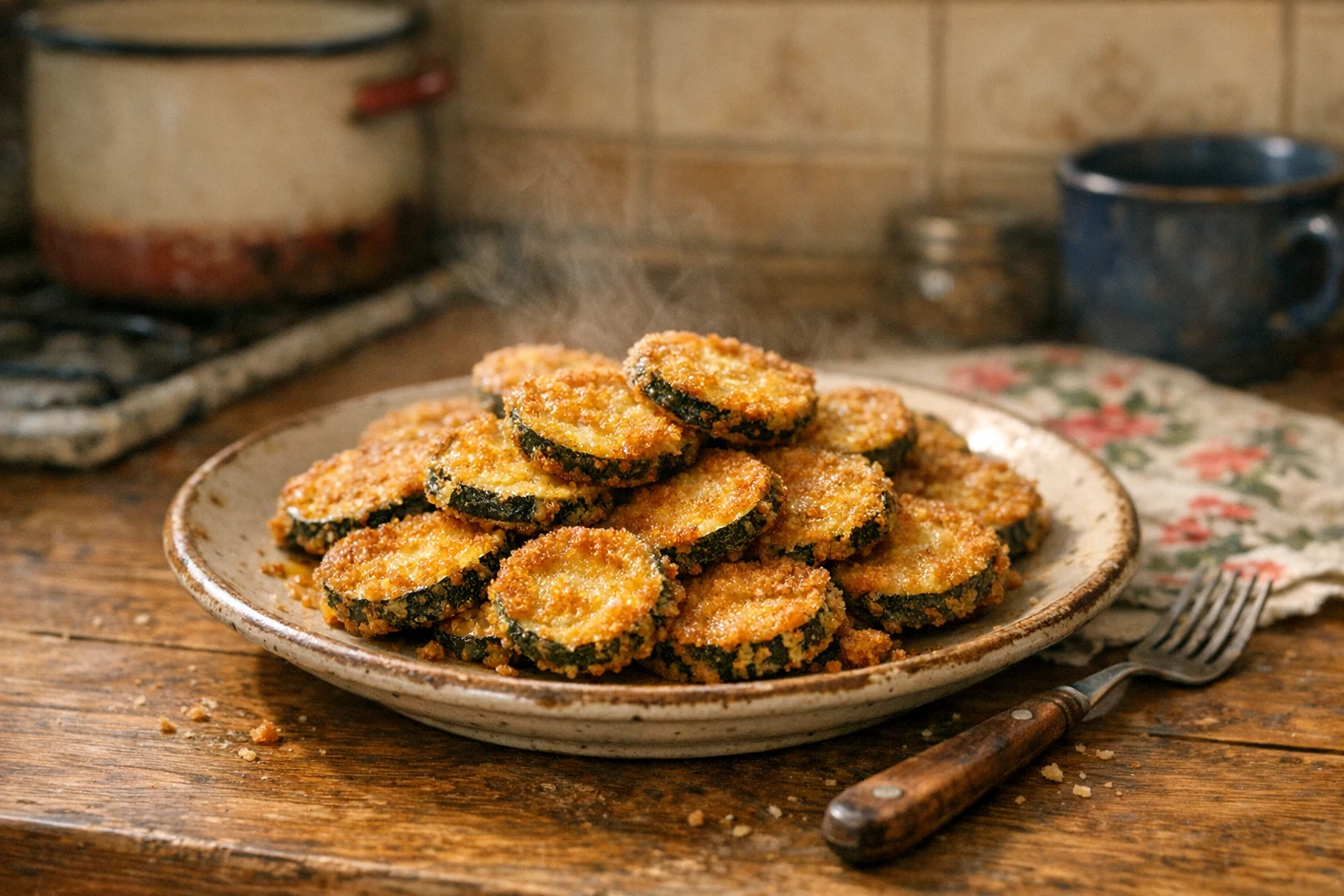 Frittierte Zucchini