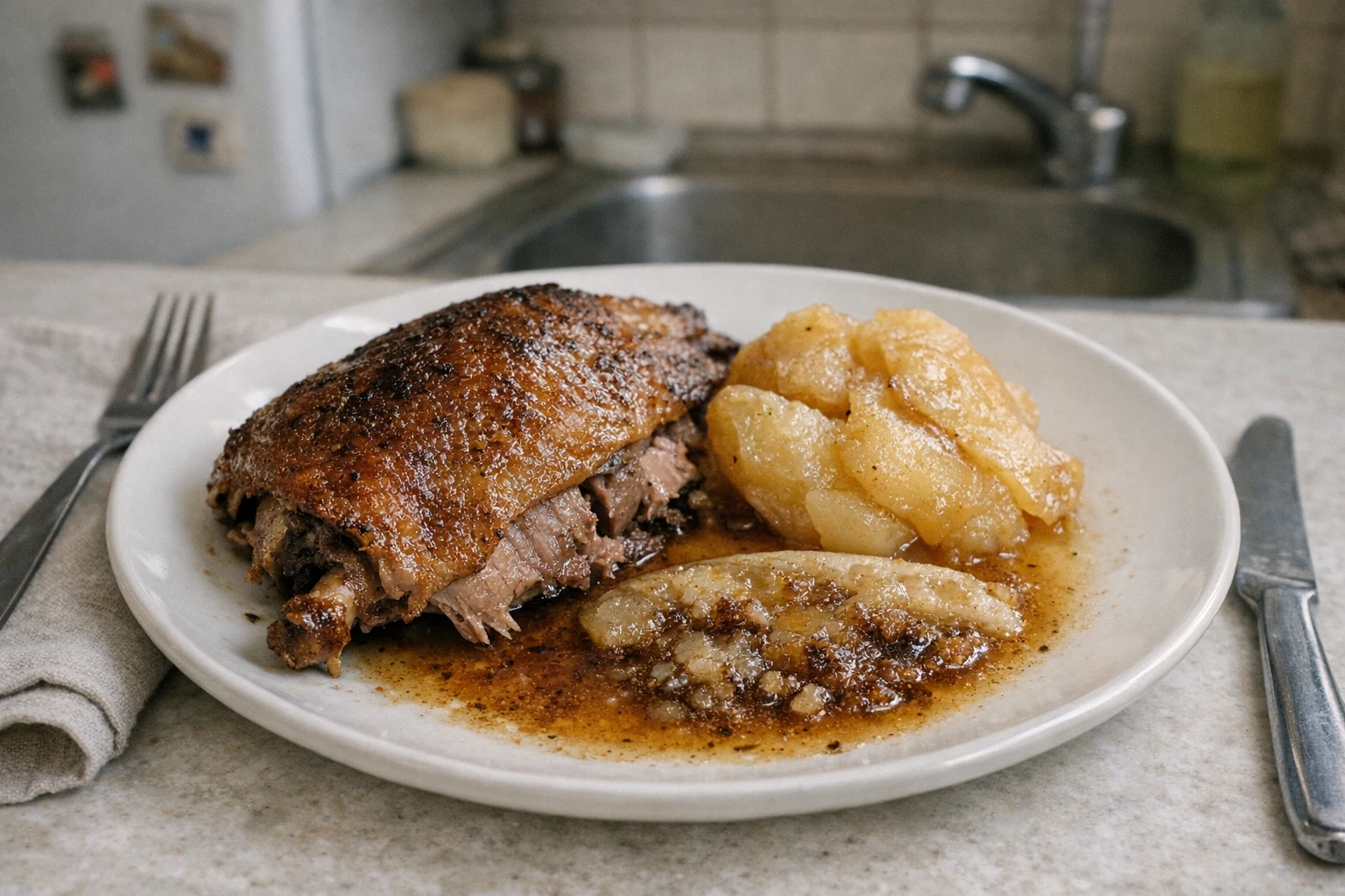 Gänsebraten