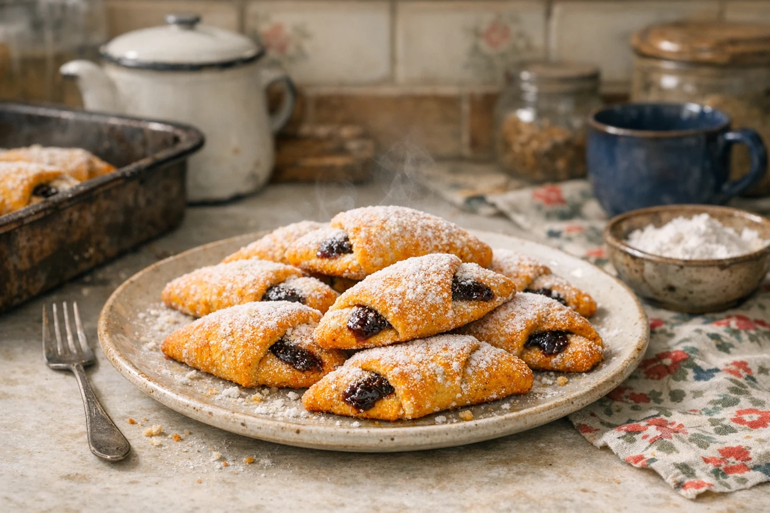 Karottentaschen mit Pflaumenmus