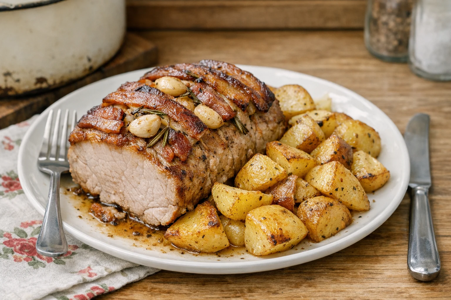 Schweinekarree aus dem Ofen