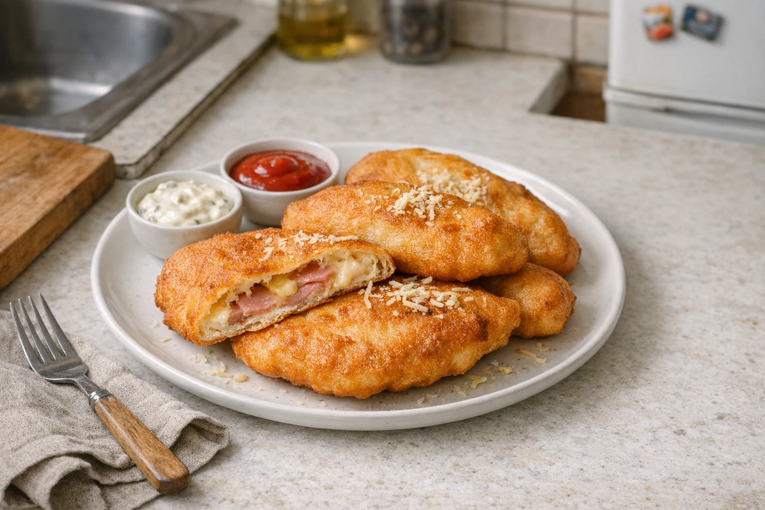 Gefüllte Langos