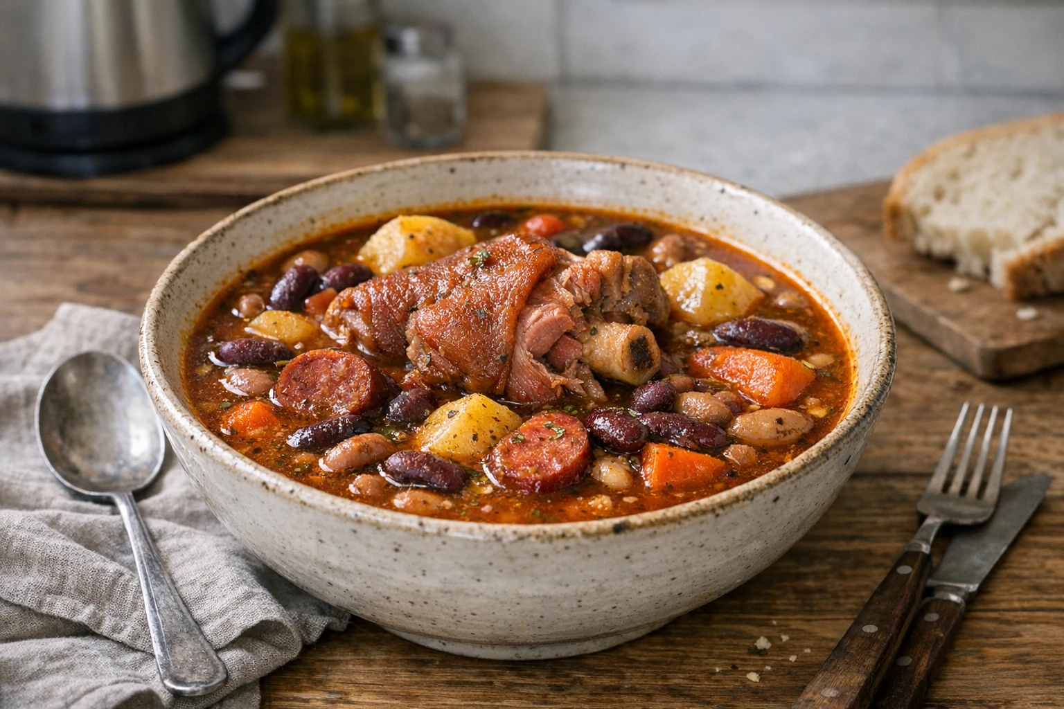 Bohnengulasch (Babgulyás)