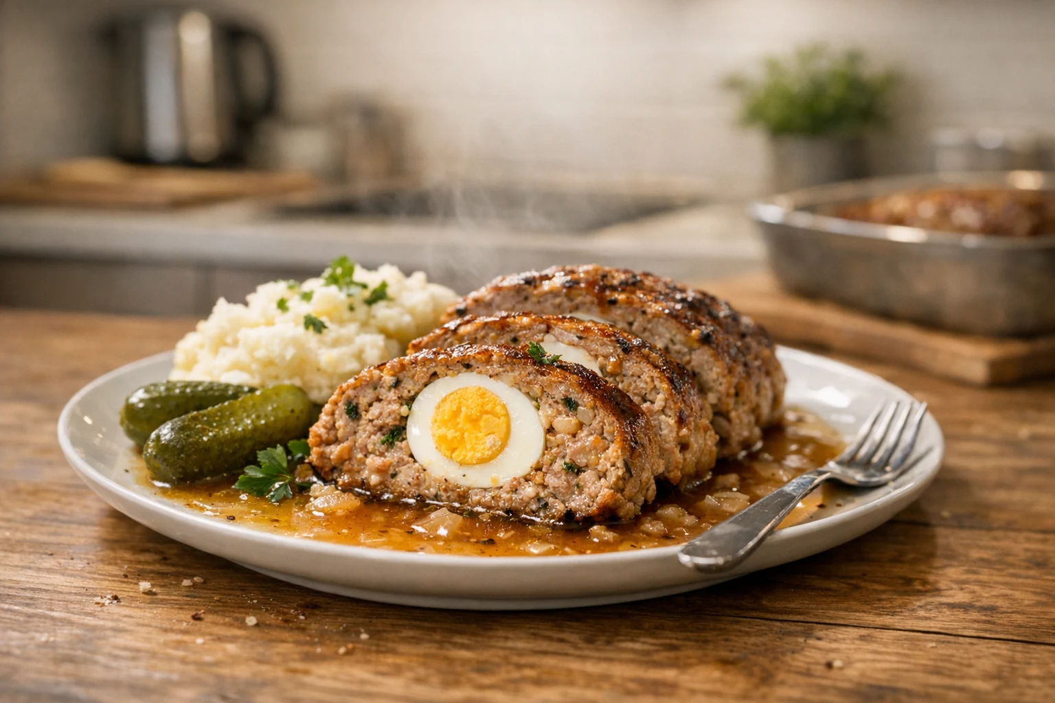 Schweinehackbraten