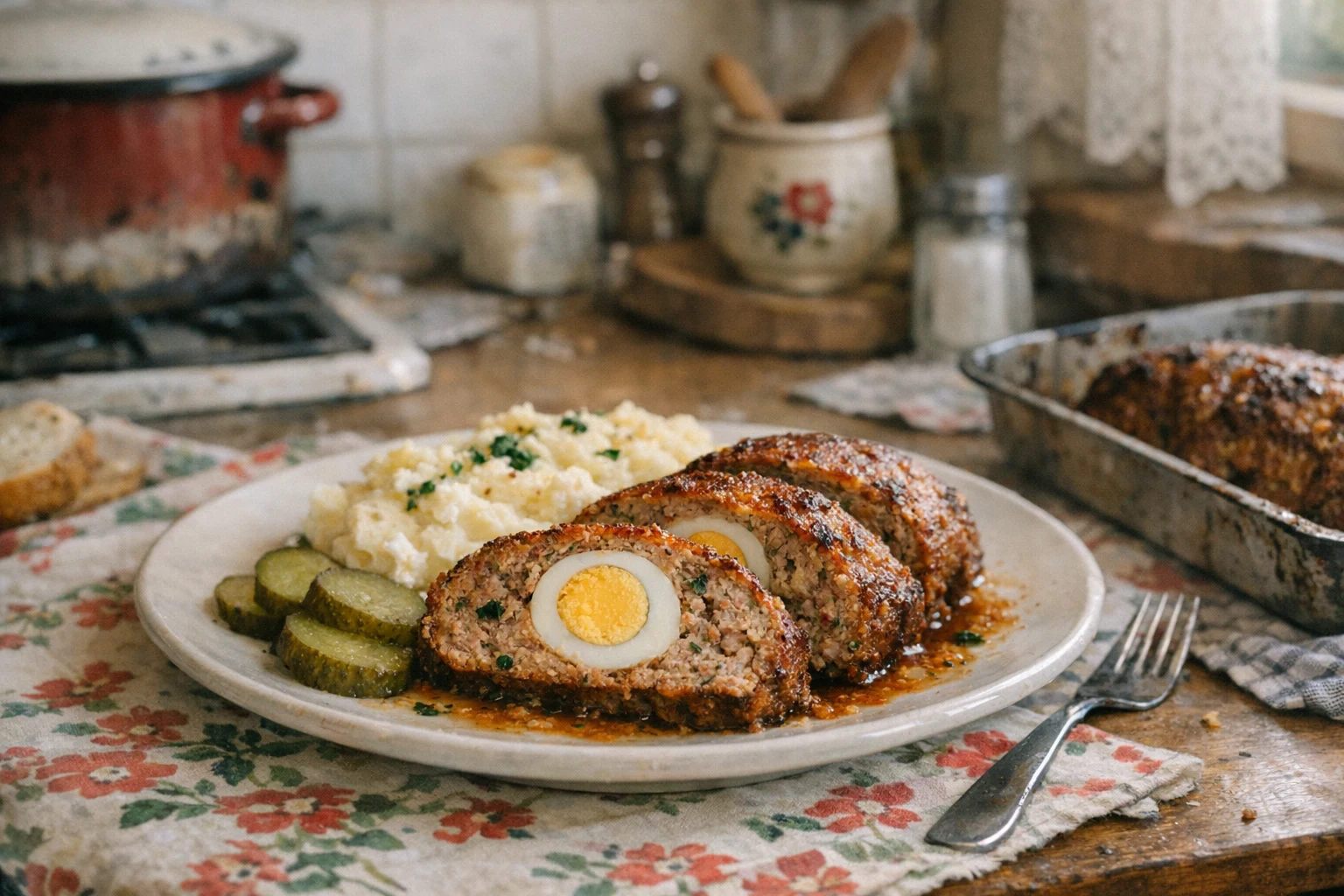 Gefüllter Hackbraten