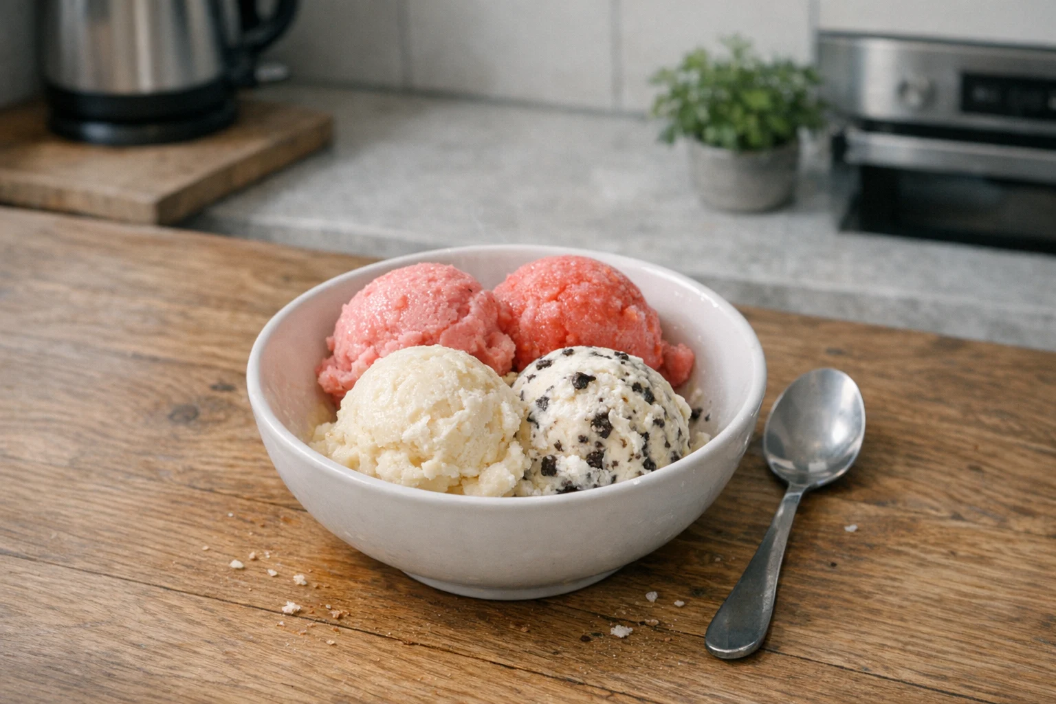 Hausgemachtes Eis