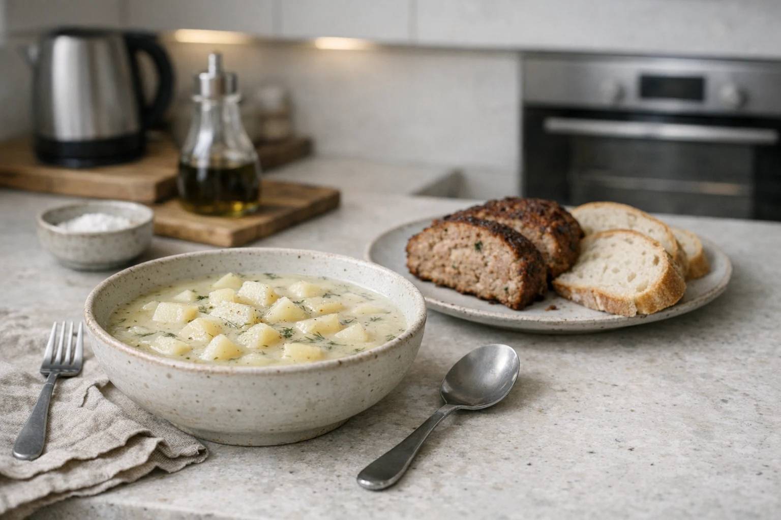 Saure Kartoffelsuppe