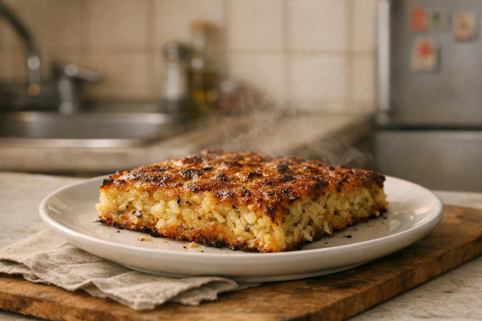 Würziger Kartoffelpuffer vom Blech