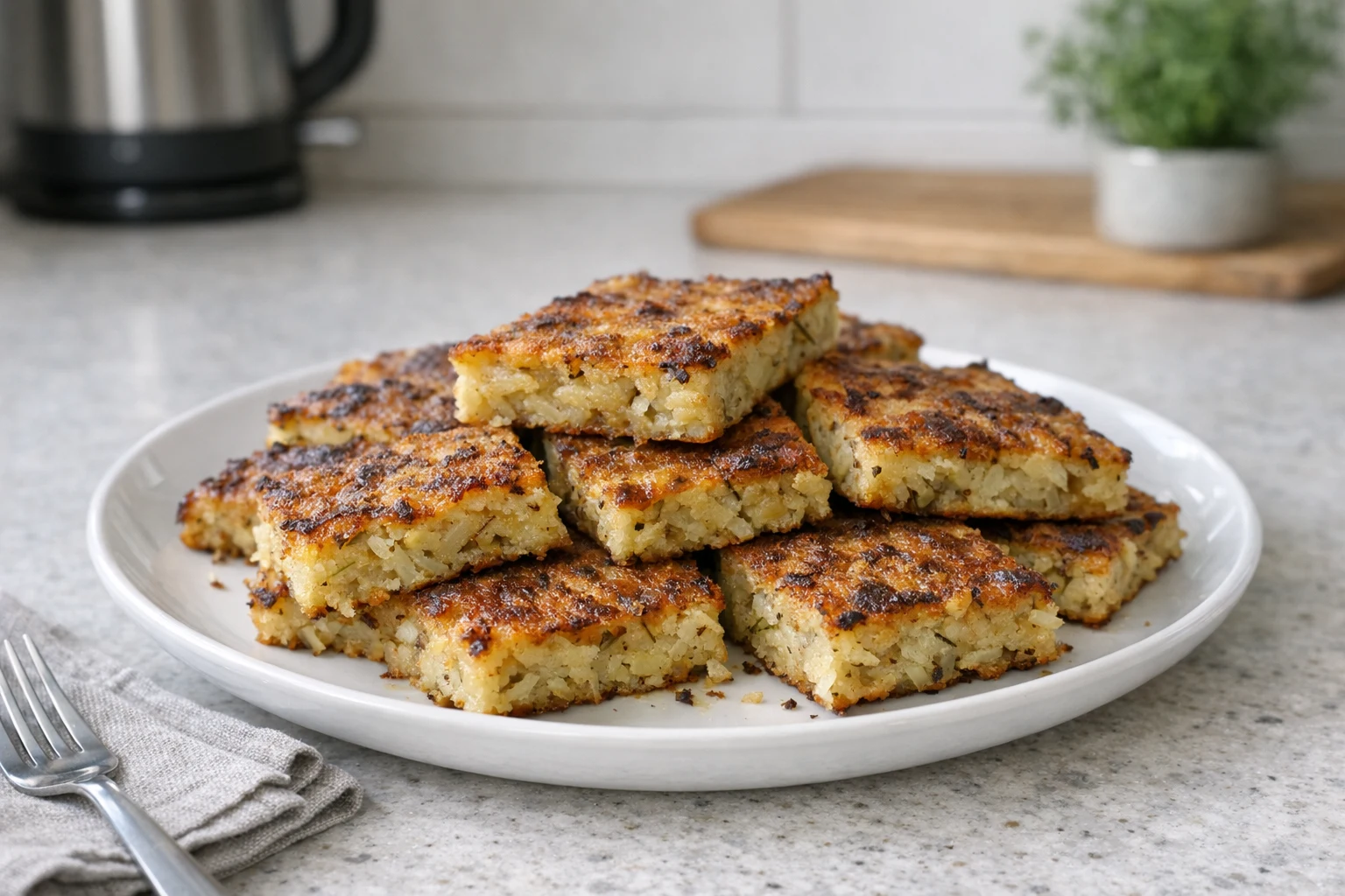 Zemiaková baba (Kartoffelpuffer vom Blech)
