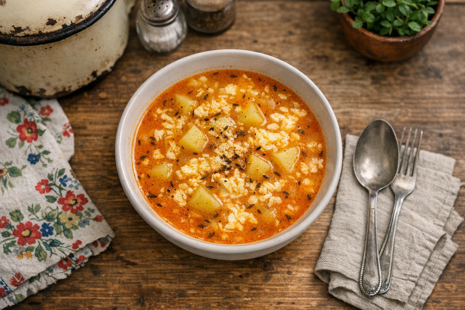 Eiersuppe nach Mamas Art