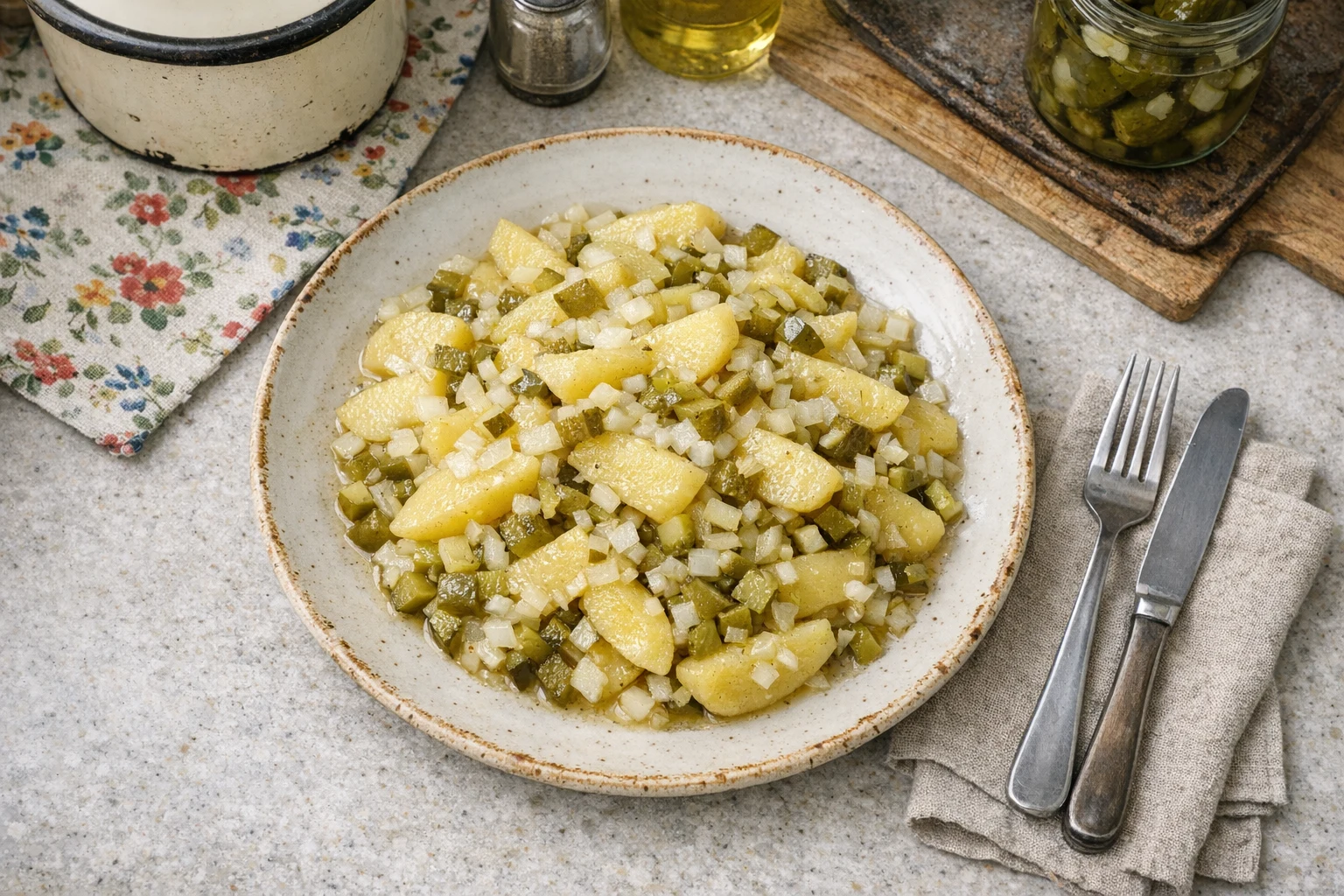 Saurer Kartoffelsalat