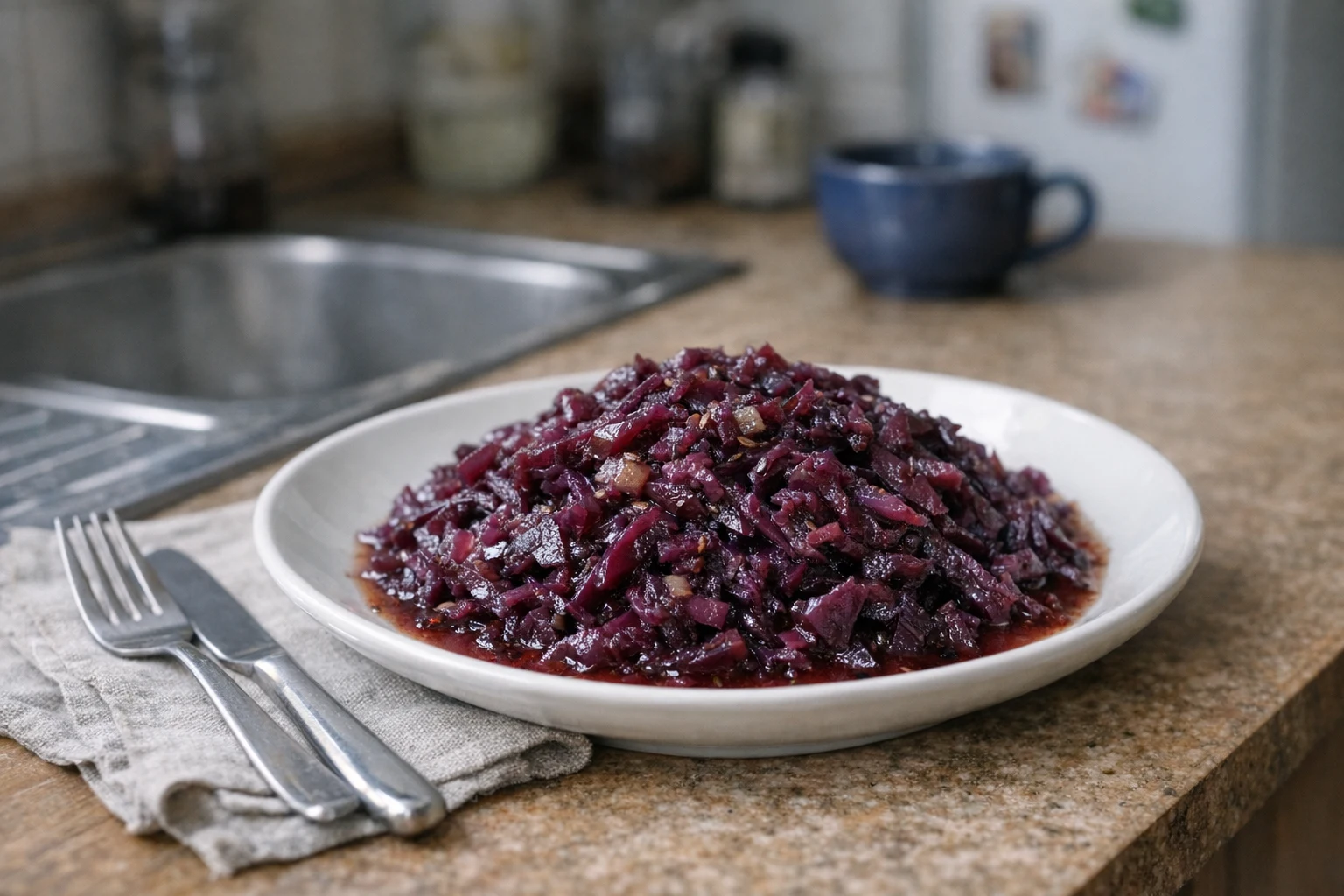 Geschmorter Rotkohl