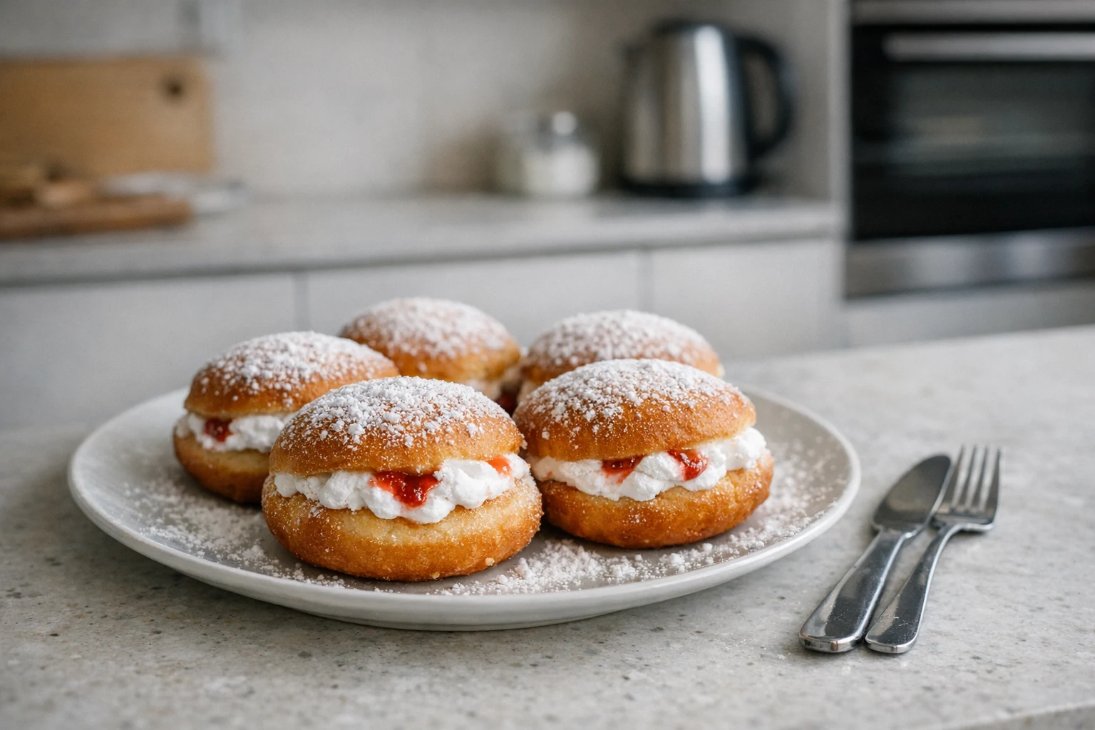 Luftig-leichte Krapfen