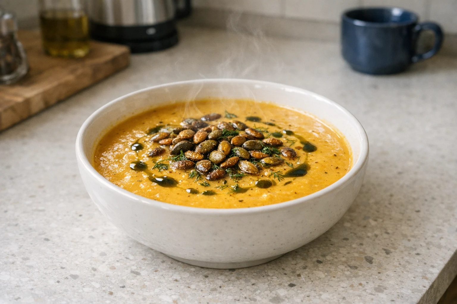 Cremige Kürbissuppe