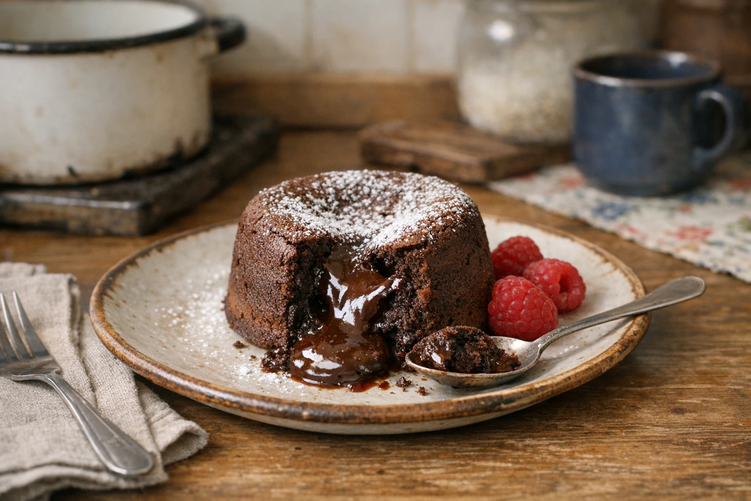 Schokoladenfondant (Lava Cake)