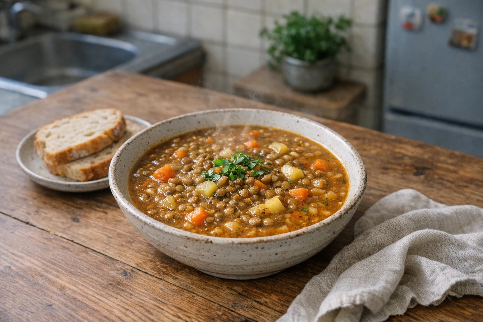Dicke Linsensuppe