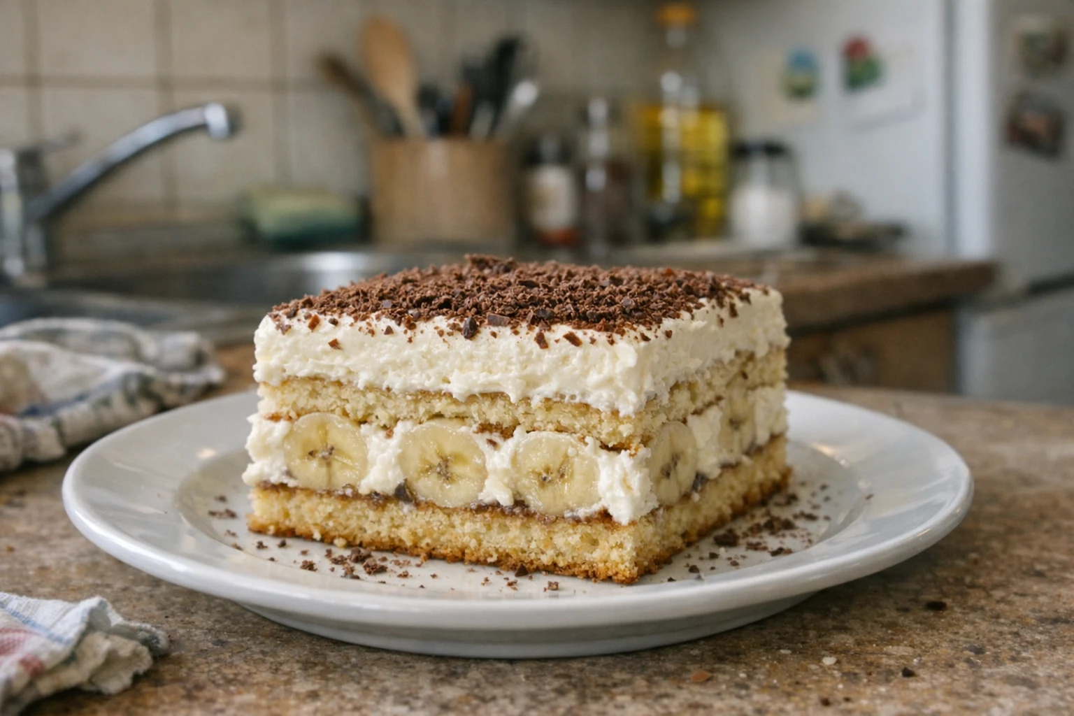 Bananenschnitten mit Mascarpone