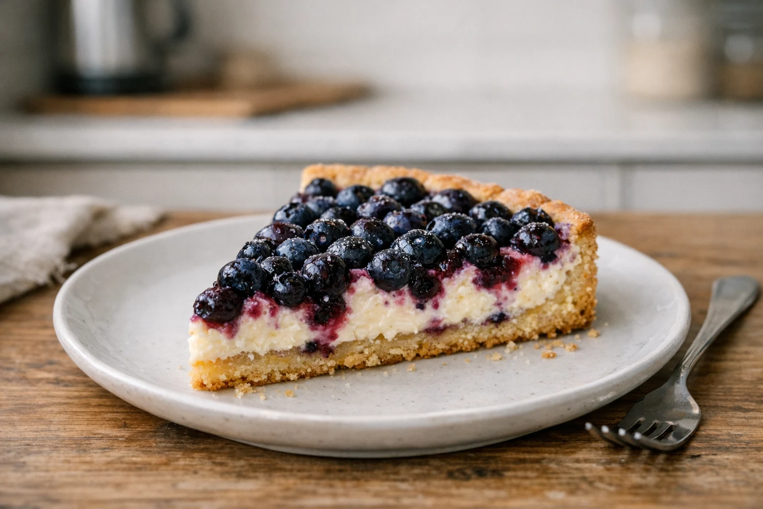 Heidelbeerkuchen mit Mascarpone
