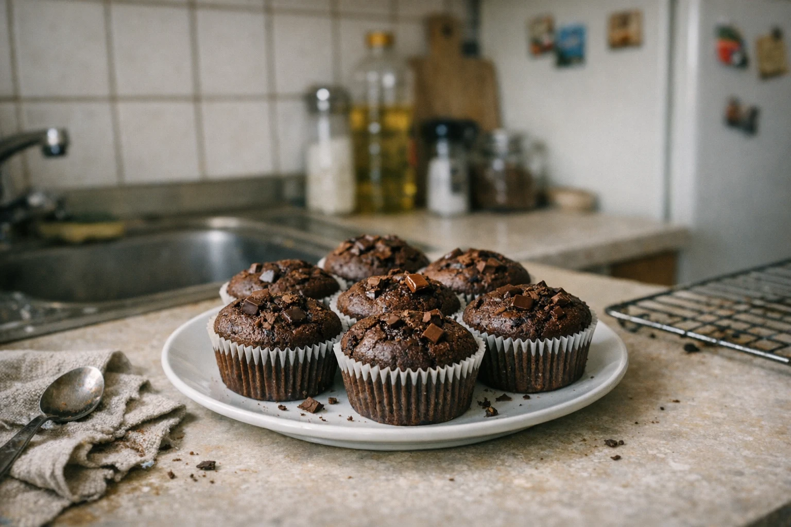 Schokoladenmuffins nach Tassenmaß