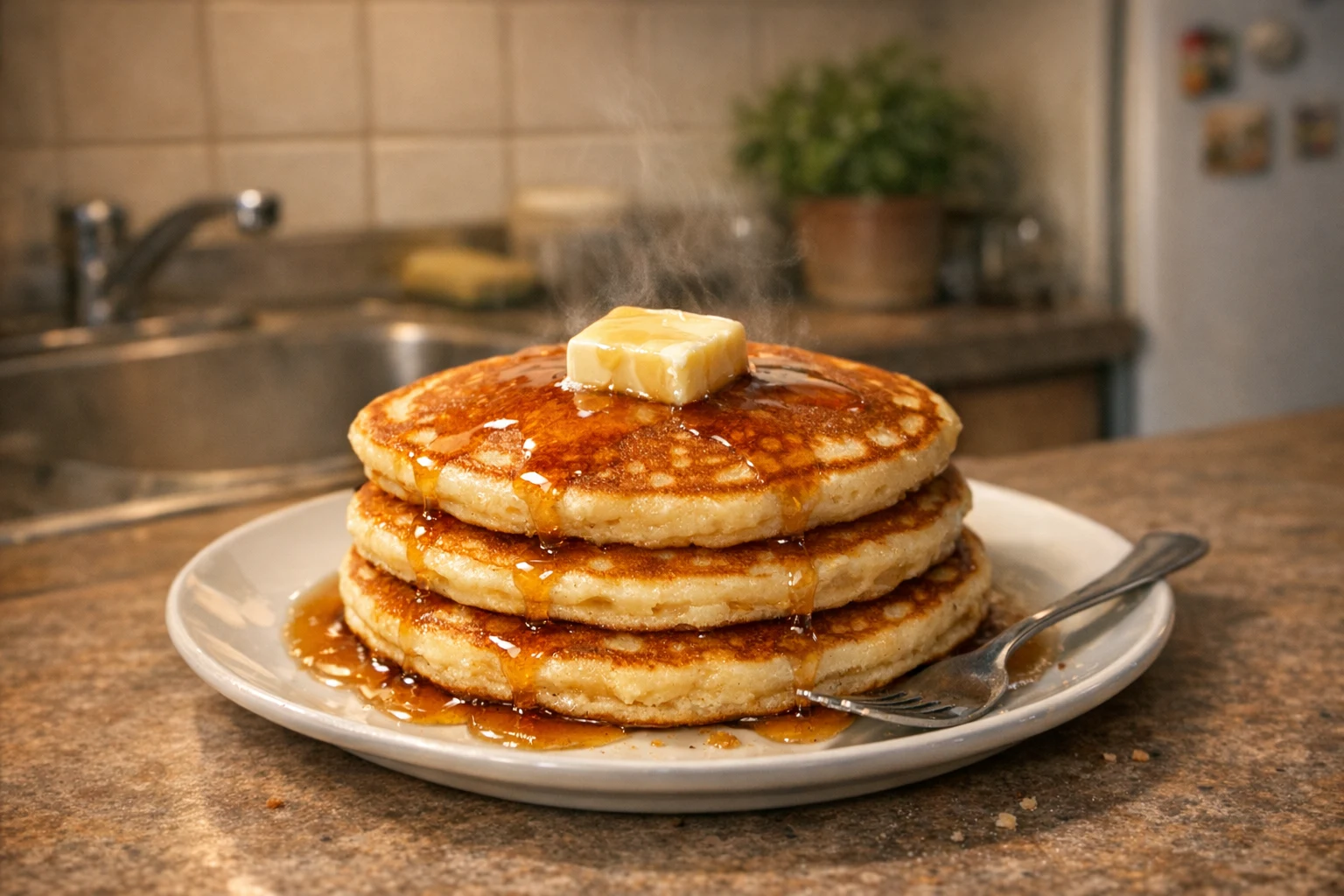 Amerikanische Pancakes