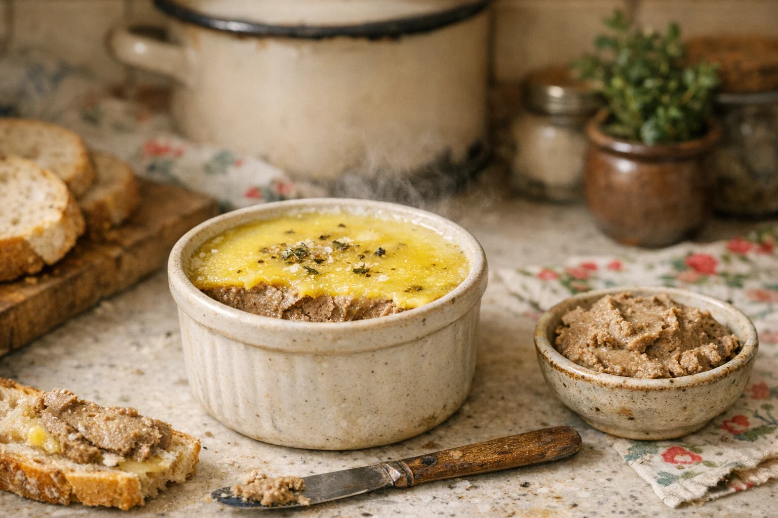 Cremige Hühnerleberpastete