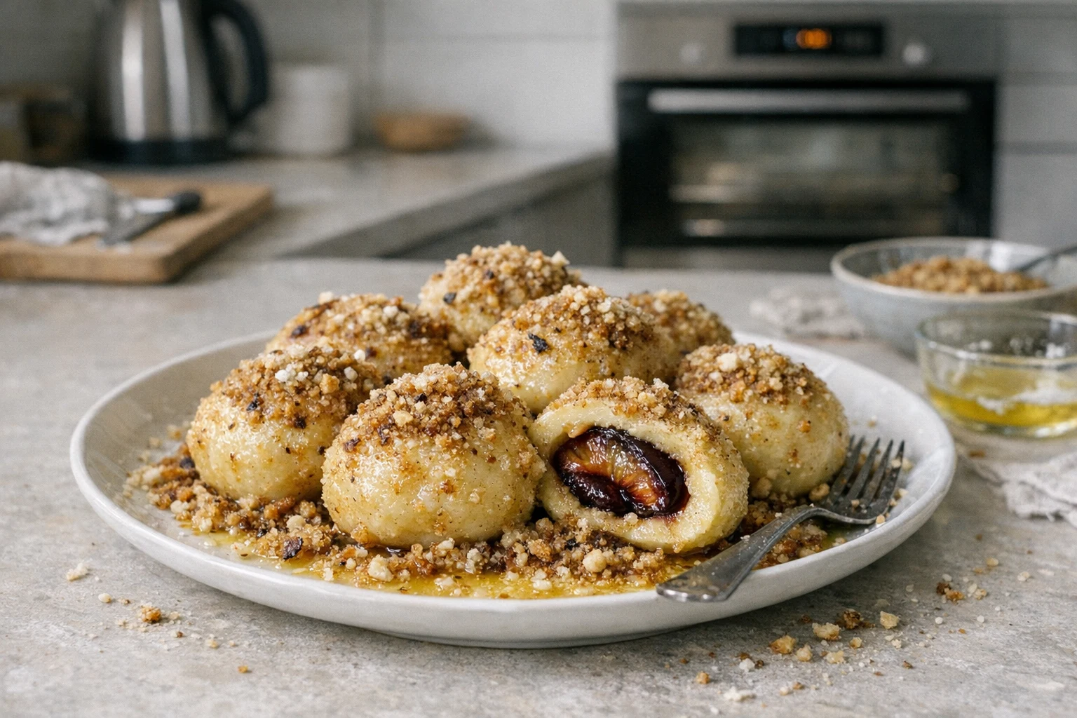 Kartoffel-Zwetschgenknödel