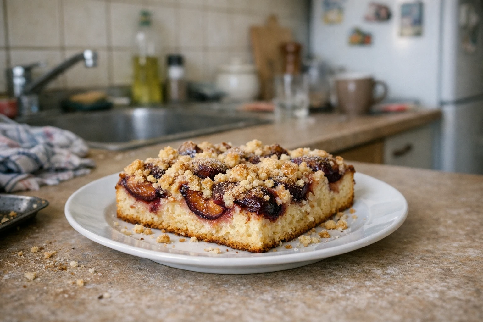 Schneller Pflaumenkuchen