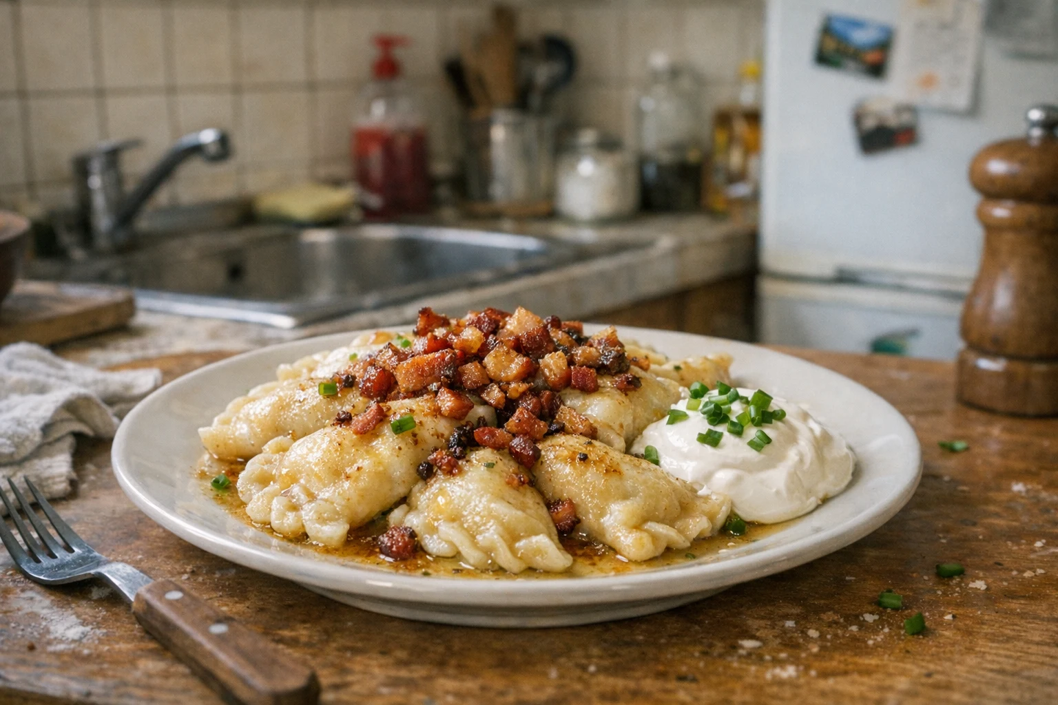 Piroggen mit Bryndza