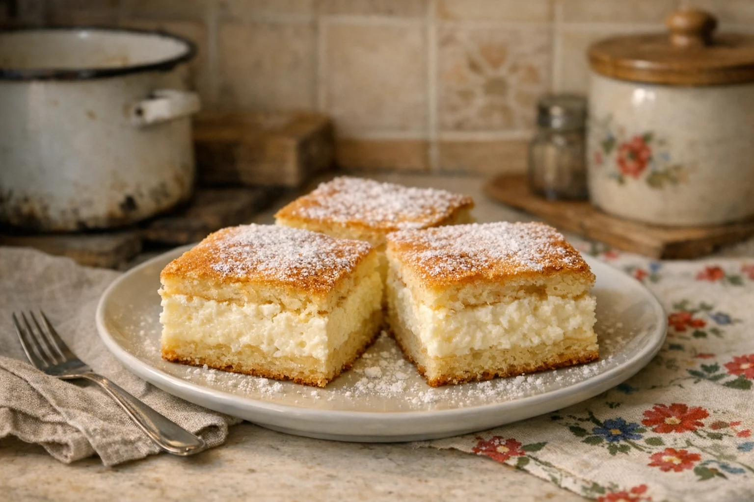 Lockerer Quarkkuchen