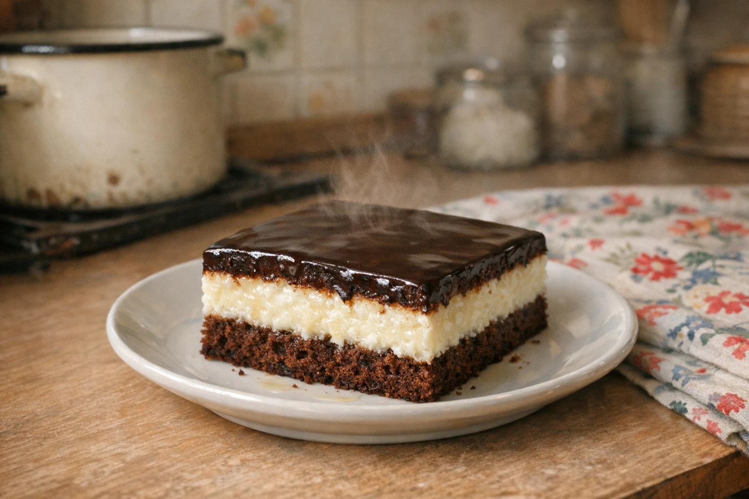 Quarkkuchen mit saurer Sahne