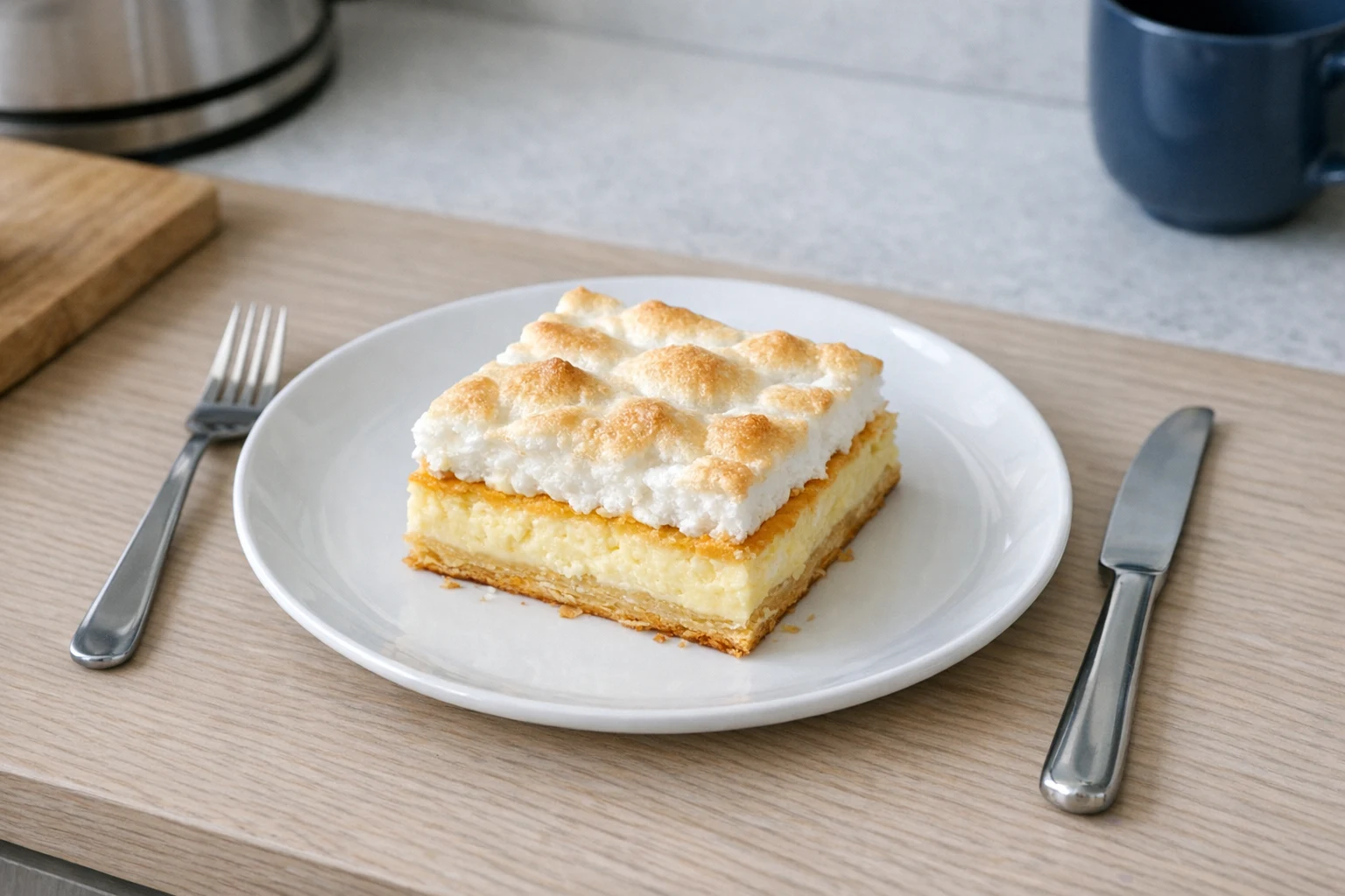 Schneller Quarkkuchen mit Blätterteig