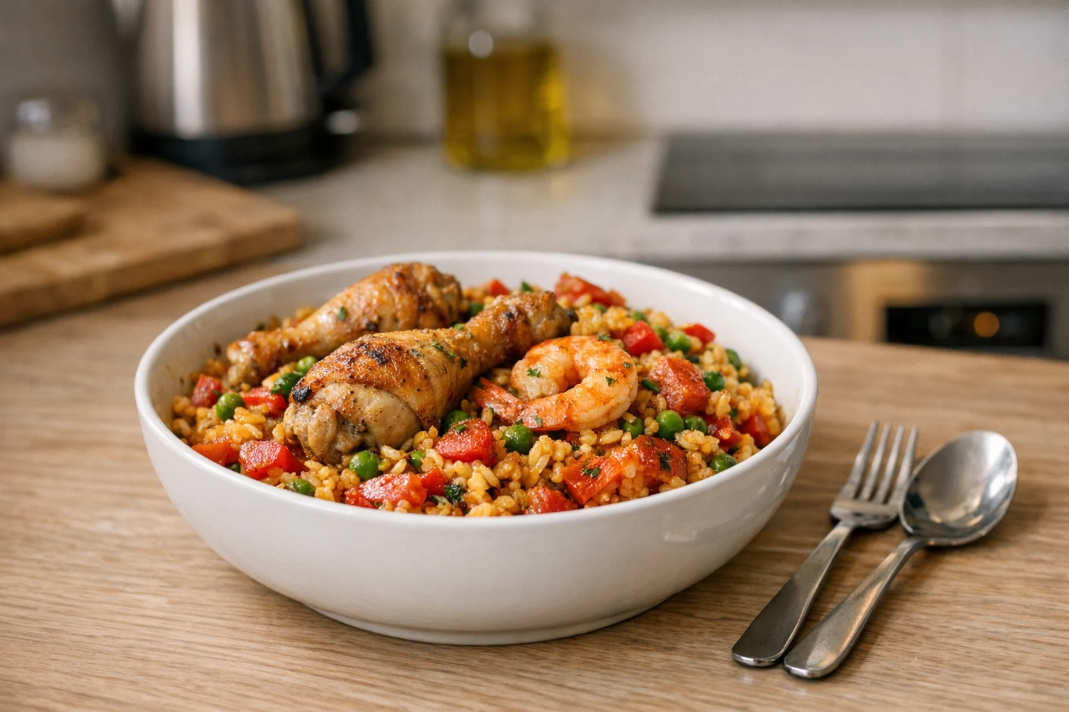 Hausgemachte Paella