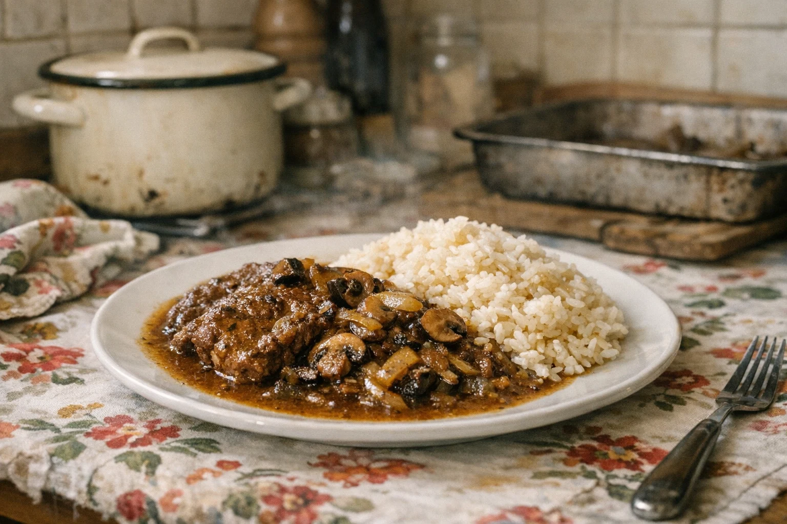 Einfacher Rinderrostbraten