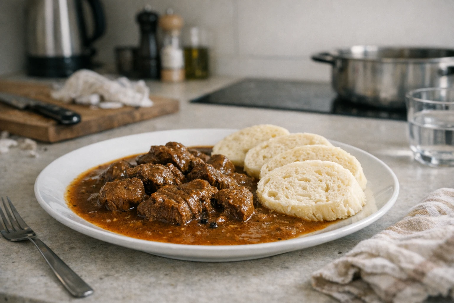 Rindfleisch in Bratensaft